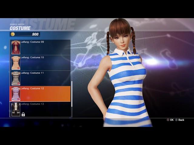 Leifang Costumes - DEAD OR ALIVE 6 Online Beta Test