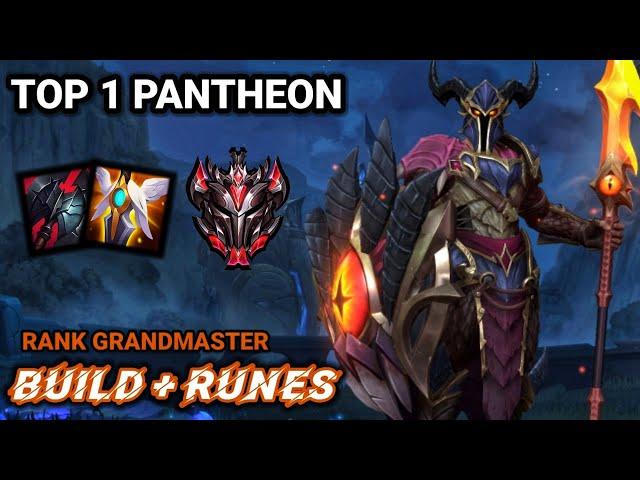 Wild Rift Top 1 Pantheon - Grandmaster Full Ranked