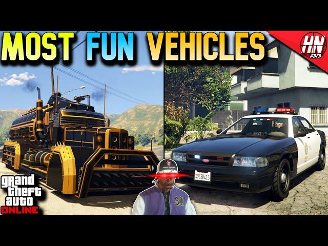 Top 10 Most Fun Vehicles In GTA Online