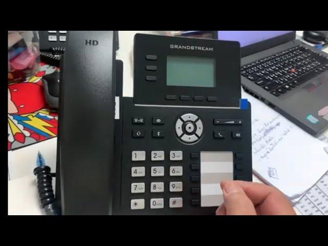 Unboxing and Setting Grandstream GRP2604 IP Phone