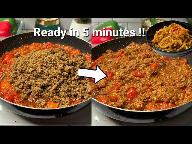 Delicious meaty spaghetti   Easy spaghetti recipe