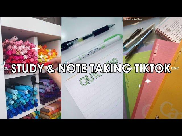 STUDY AND NOTE TAKING  | TIKTOK COMPILATION