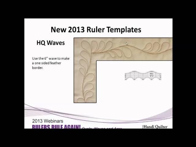 HQ Shows You How July Webinar 2013 - Rulers and Templates