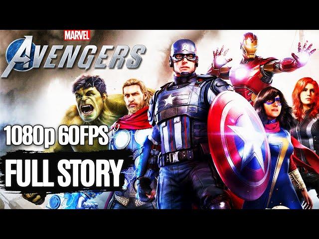 MARVEL’S AVENGERS All Cutscenes (Game Movie) 1080p HD