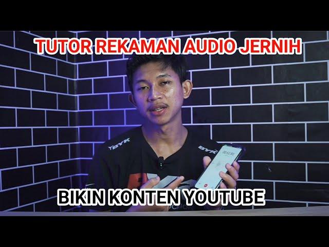 Cara Bikin Video Youtube Suara (Audio)  Jernih