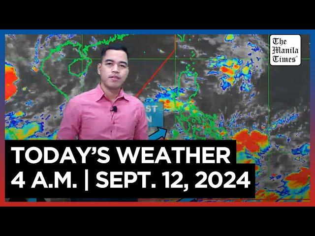 Today's Weather, 4 A.M. | Sept. 12, 2024