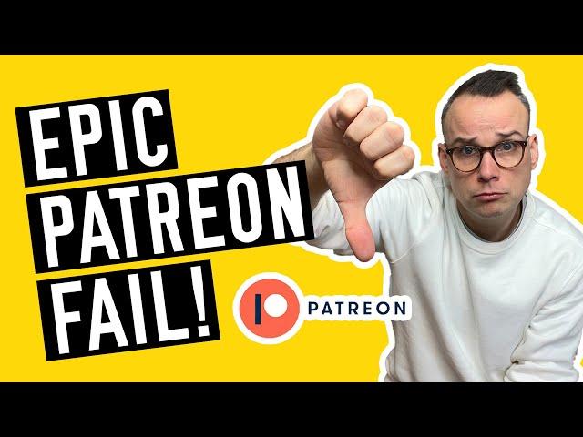 Epic Patreon Fail! - (My experiences on the platform as an indie artist in 2023)