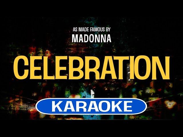 Celebration (Karaoke) - Madonna