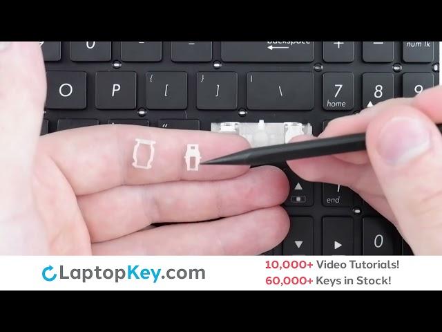 Replace Keyboard Key Asus VivoBook Pro N580 | Fix Laptop Installation Repair