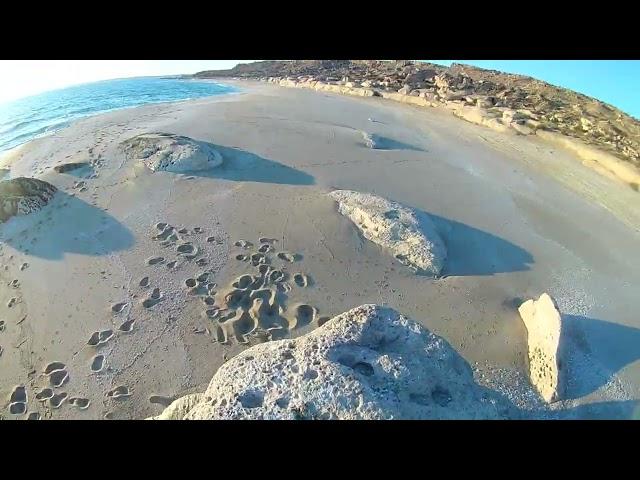 Jumping in sand - Aktau, the Caspian Sea. 2019.08.14