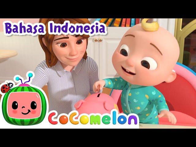 Lagu Celengan - Ayo Menabung | CoComelon Bahasa Indonesia - Lagu Anak Anak | Nursery Rhymes