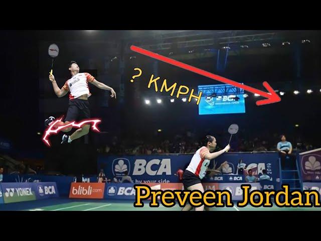 Best Smasher in Badminton - PRAVEEN JORDAN | Badminton Smash (HD)