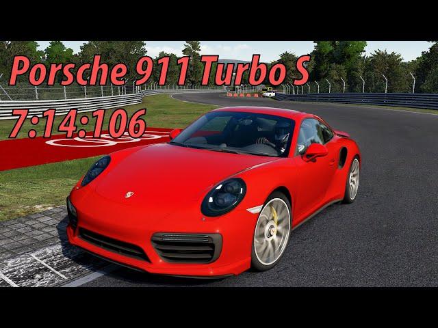 Porsche 911 Turbo S - Nordschleife World Record 7:14:106 - Assetto Corsa