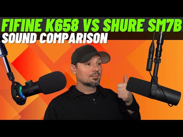 Fifine K658 vs Shure SM7B | microphone sound comparison