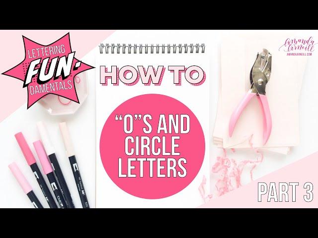 TOP TIPS to Perfect Your Hand Lettered "O" NOW! (Basic Strokes Part 3)