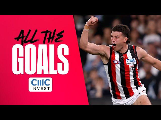 CLUTCH FINISH! | All The Goals v Carlton - Round 24, 2024