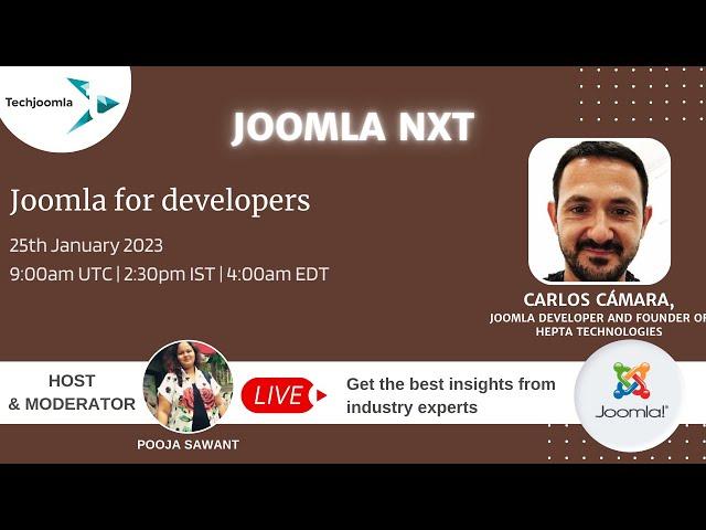 Joomla NXT by Techjoomla || 25th January 2023