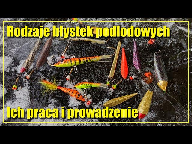 Rodzaje błystek podlodowych | Sposoby prowadzenia i ich praca | Błystka podlodowa | Poziomka