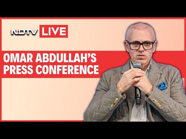 Omar Abdullah LIVE | Omar Abdullah Press Conference | Omar Abdullah On Meeting Amit Shah