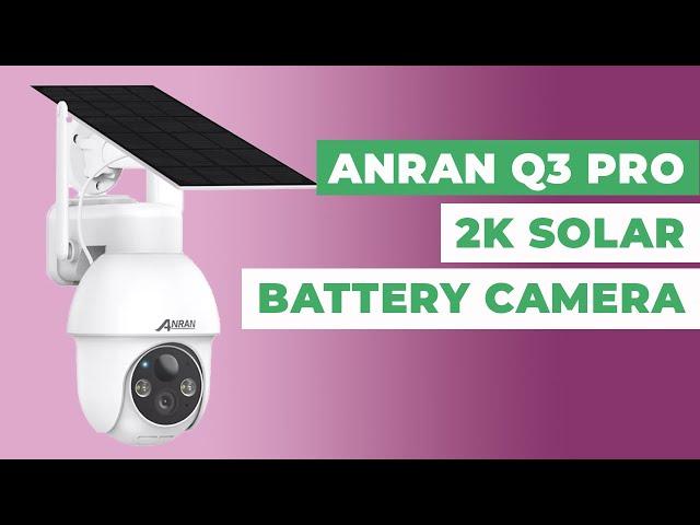 Anran Q3 Pro 2K Solar Battery Camera