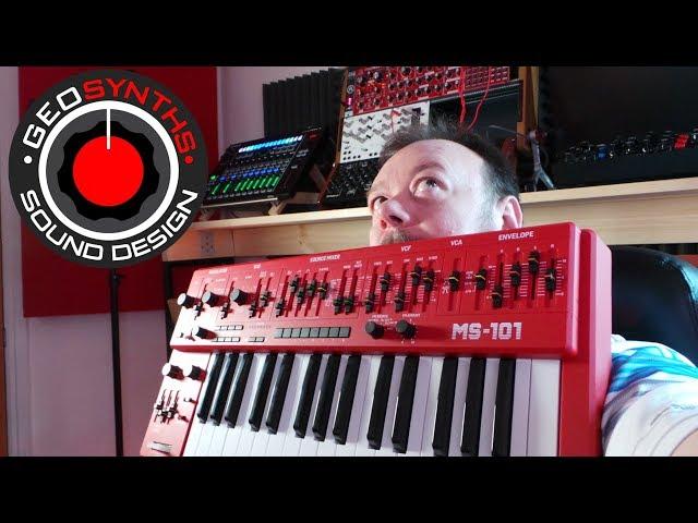 GEOSynths - Synth Show Reviews - Behringer MS-101 Monosynth