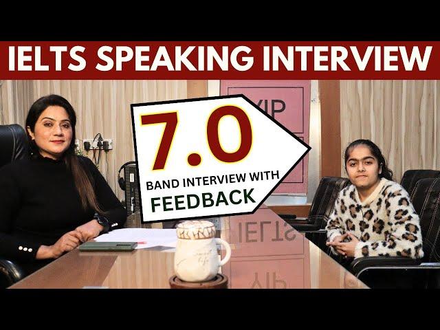 IELTS Speaking Interview 2024 - Band 7.0 | Full IELTS Speaking Test | Sapna Dhamija