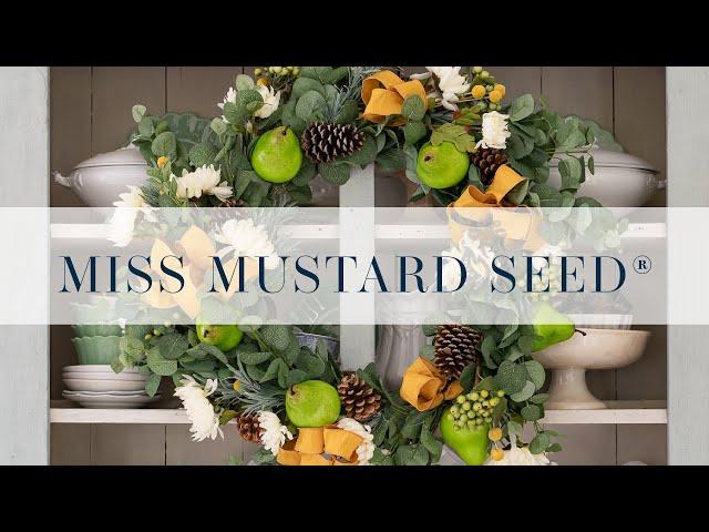 How to Make a Fall Wreath | miss mustard seed