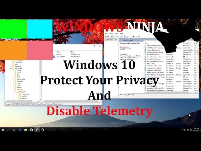 Windows 10 - Protect Your Privacy And Disable Telemetry