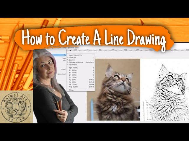 Making a Line Drawing from your Reference Photo using GIMP