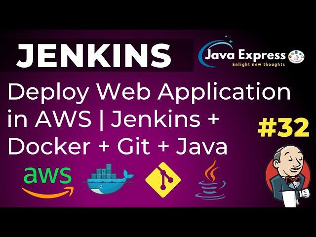 #32.Jenkins -How to deploy web application in AWS Cloud 2020 | Jenkins Pipeline + Docker +Git + Java