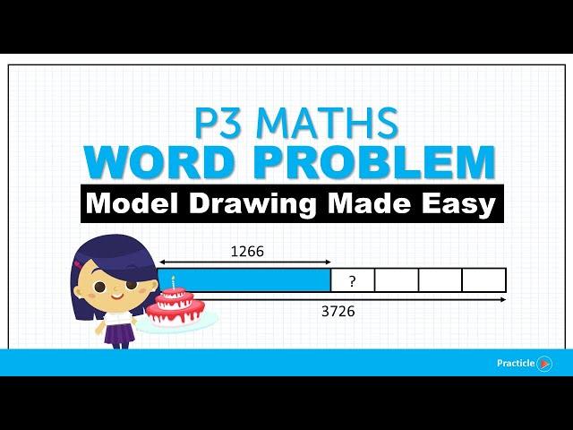 P3 Maths Word Problems [Model Drawing Made Easy!]