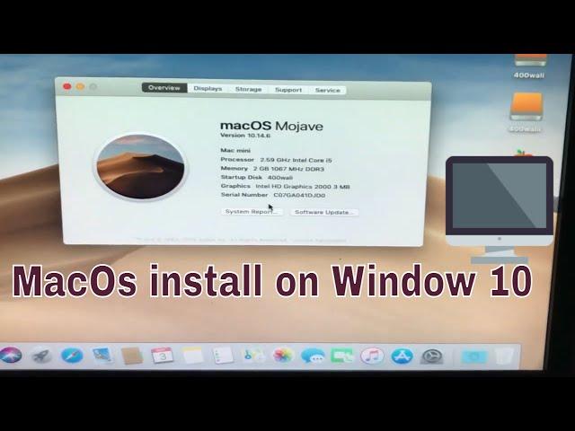 How to Install macOS Mojave on ANY Windows PC/Laptop. macOS Mojave Hackintosh.MacOS_Catalina .Window