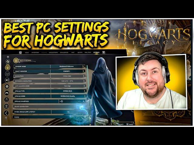 BEST PC SETTINGS FOR HOGWARTS LEGACY (REDUCE STUTTER AND LAG, INCREASE FPS AND VISIBILITY)