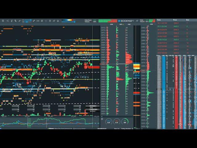 #gold #futures #live #bookmap #rithmic