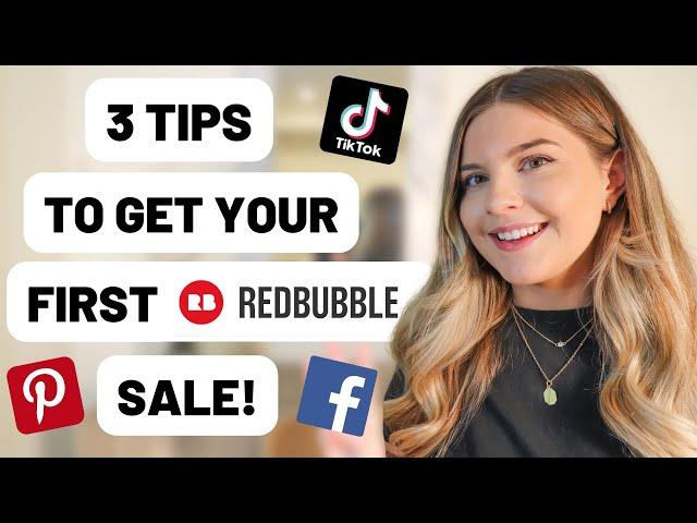How To Get Your FIRST Redbubble Sale With Social Media (Tiktok, Pinterest, Facebook) Print on Demand