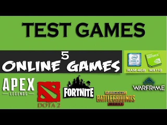 5 Games Online | Core i3 Ram 4GB Nvidia MX110 2GB