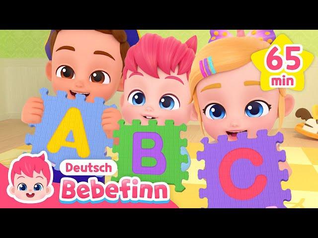 Das ABC Lied für Kinder | Mix | ABC lernen | German Alphabet | Bebefinn Deutsch - Kinderlieder