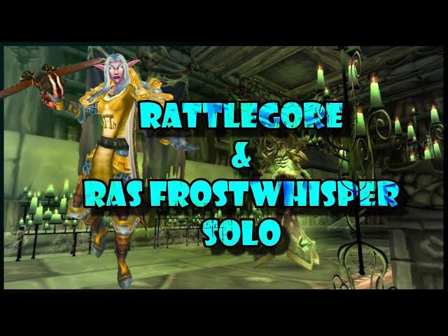 WoW Classic - Rattlegore & Ras Frostwhisper Solo