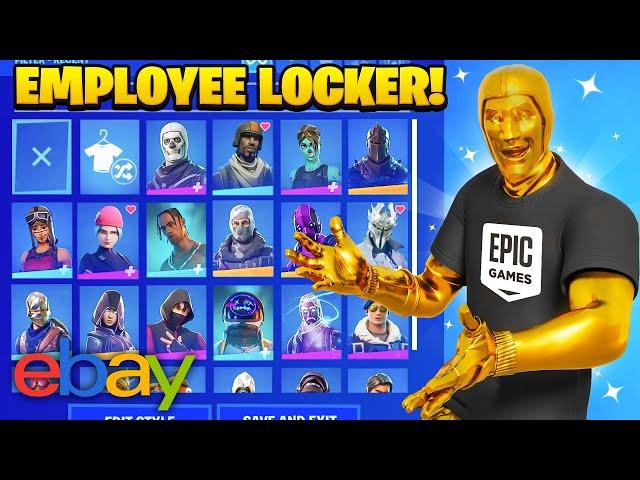 I Bought a 27 EPIC EMPLOYEE Fortnite Accounts...