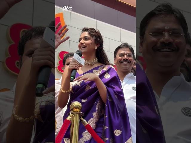 #KeerthySuresh Launches Mangalya #shorts #ytshorts #trendingshorts #dailyshorts #vegaoriginals