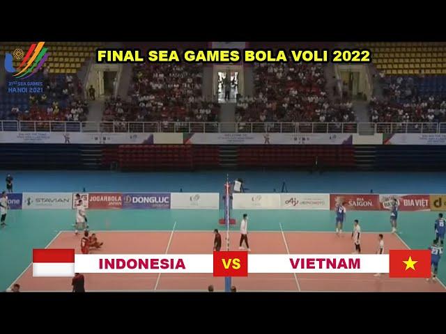 FINAL BOLA VOLI PUTRA TIMNAS INDONESIA VS VIETNAM ~ SEA GAMES 2022 LIVE