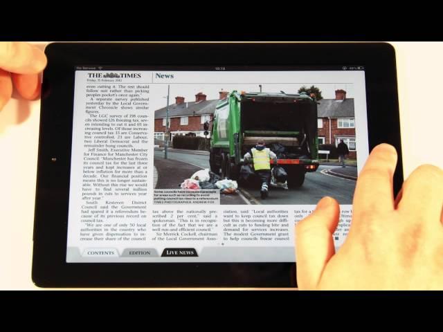 The Times & The Sunday Times - How To Take a Screenshot on your iPad