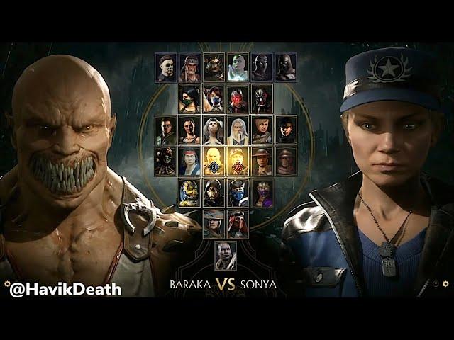 Mortal Kombat 11 All Confirmed Characters so far FULL ROSTER LEAKED