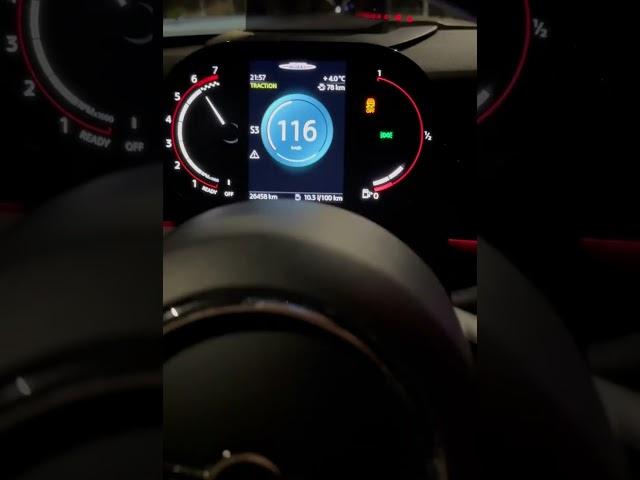 Mini jcw 2022 lunch control 0-200km/h stock