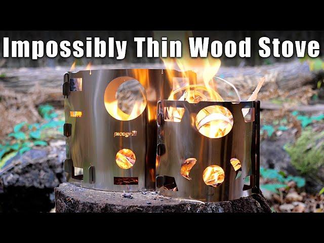 Thinnest Lightest Wood Stove - Pico Grill 85 / 239