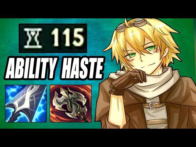 115 ABILITY HASTE EZREAL MID - Titanic Hydra Muramana Build