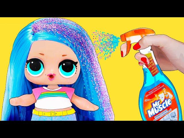 12 Шикарных ЛАЙФХАКОВ и поделок с КУКЛАМИ ЛОЛ Сюрприз! Мультик LOL Surprise toy SCHOOL LIFE HACKS