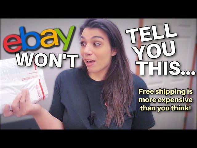 Free Shipping on eBay Costs MORE Than You Think! Tip to SAVE YOUR PROFITS!