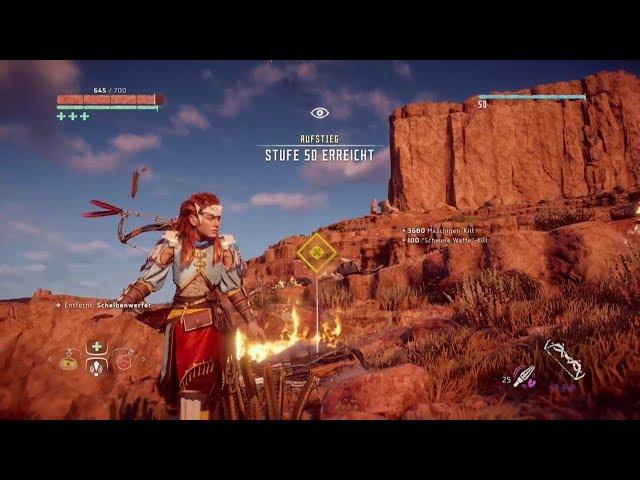 Horizon Zero Dawn - XP farmen bis Level 50