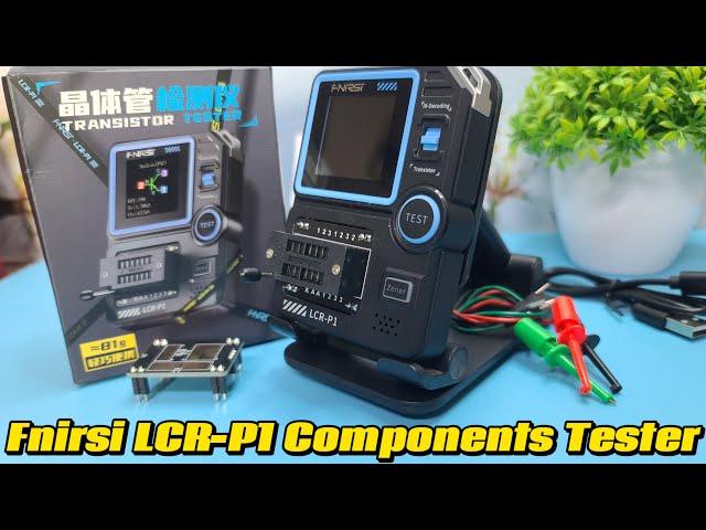 Fnirsi LCR P1 Transistor Tester | New LCR Meter Components Tester Review #LCRP1